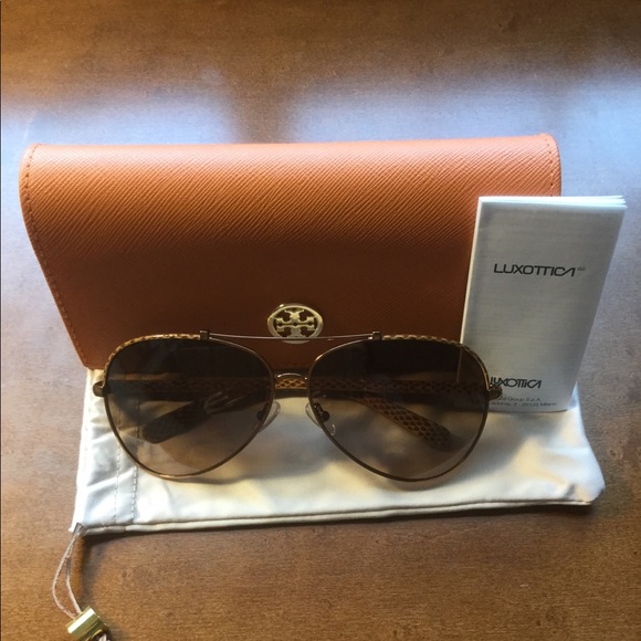 tory burch python sunglasses